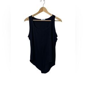 Mangdiup Black Sleeveless Women's bodysuit XL
